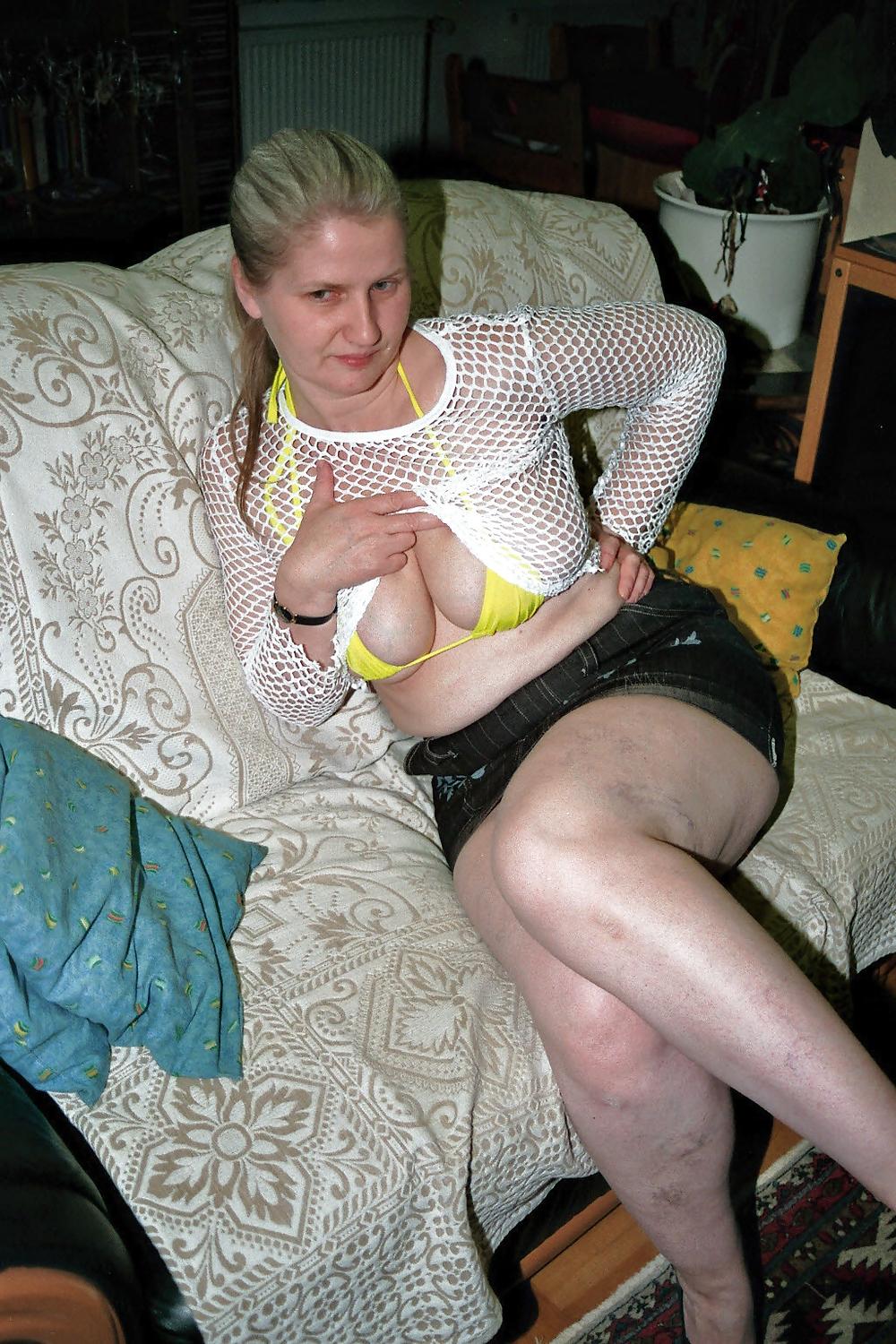 12P ASLUT - Bitch Nice Tits In Yellow Bikini & White Netshirt 3