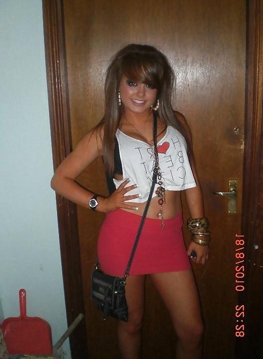 25P Random dirty british UK chav sluts slags and uni whores 2