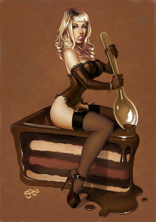 25P Cheezecake V toon art
