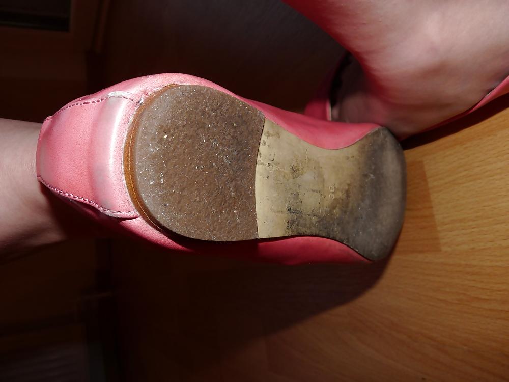 13P Wifes high heels shoes flats ballerinas feet nailpolish 2