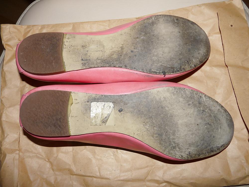 13P Wifes high heels shoes flats ballerinas feet nailpolish 2