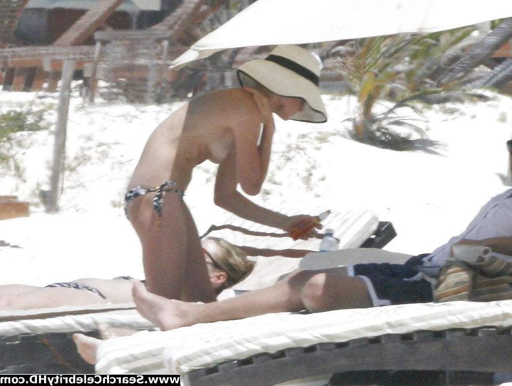 24P Kate Bosworth - Topless Bikini Candids in Cancun