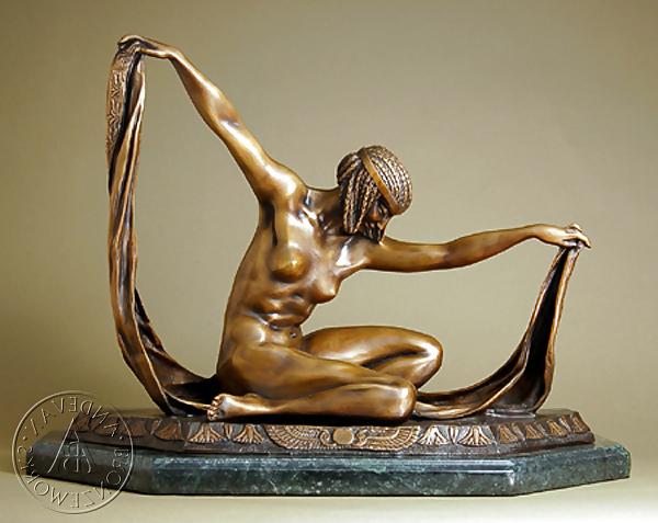25P Art Deco Statuettes 2 - Female Bronzes