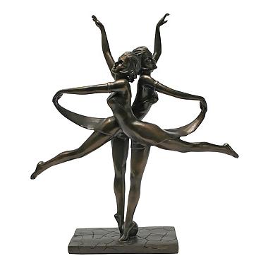 25P Art Deco Statuettes 2 - Female Bronzes