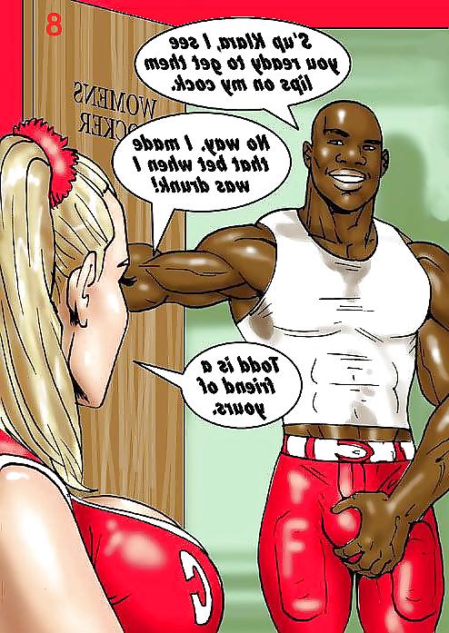 25P Two hot blondes bet on big black cock