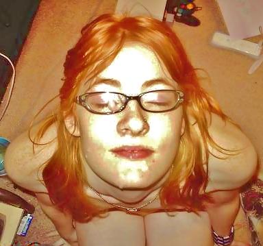 25P Cummed on amateurs glasses