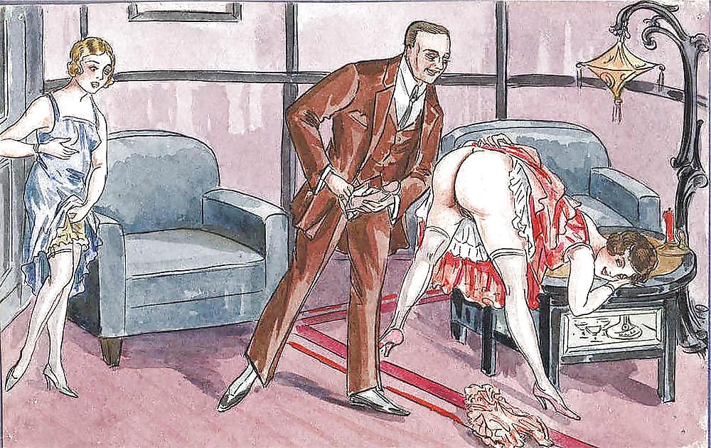 9P Them. Drawn Porn Art 17 - High Society Pleasures c. 1925