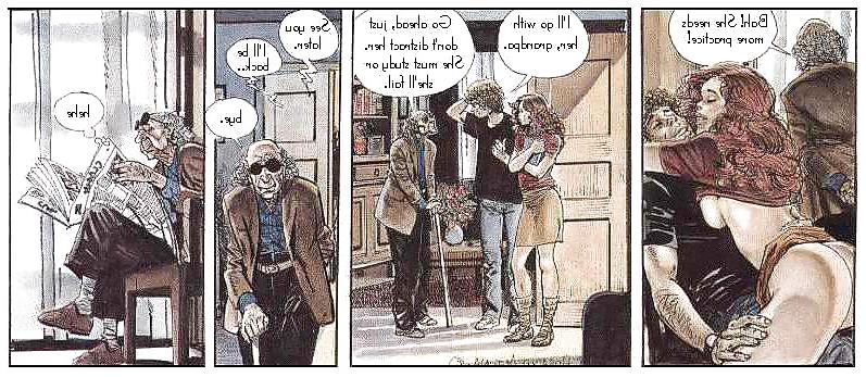 13P Erotic Comic Art 6 - The Study Session