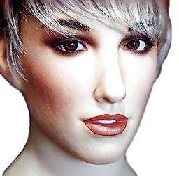25P Female latex masks