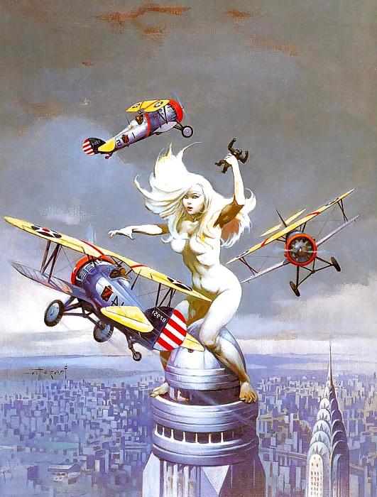 24P Erotic Fantasy Art 7 - Frank Frazetta