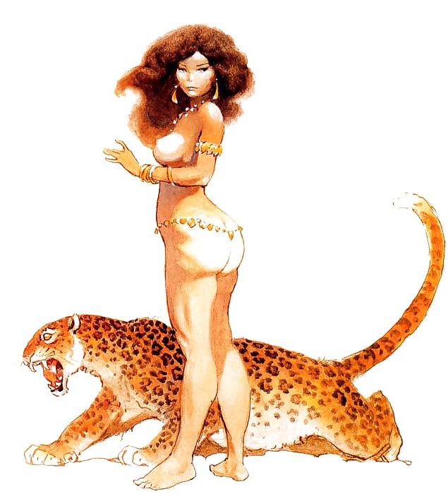 24P Erotic Fantasy Art 7 - Frank Frazetta
