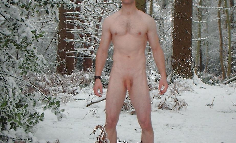 5P Nude in public - snow