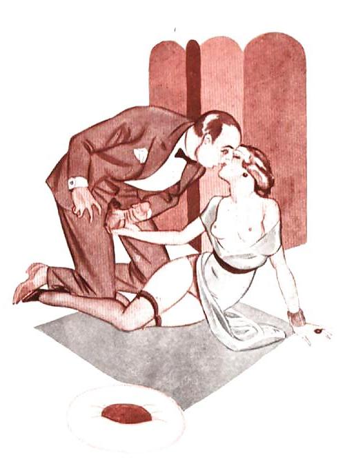 10P Drawn EroPorn Art 81 - Artist N.N. (10) c.1930