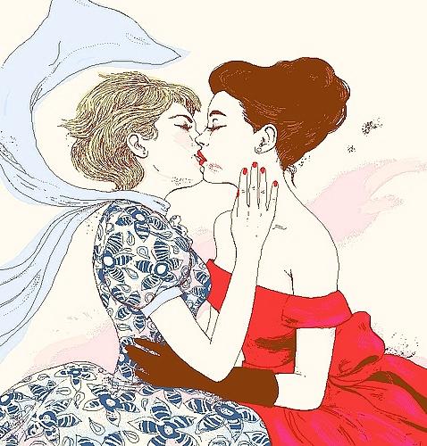 16P More lesbian art