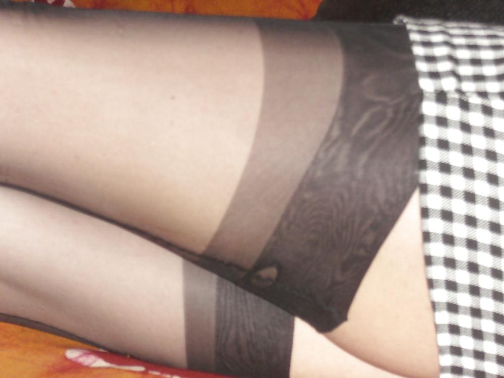 16P My feet my legs and my seamed stockings part 1