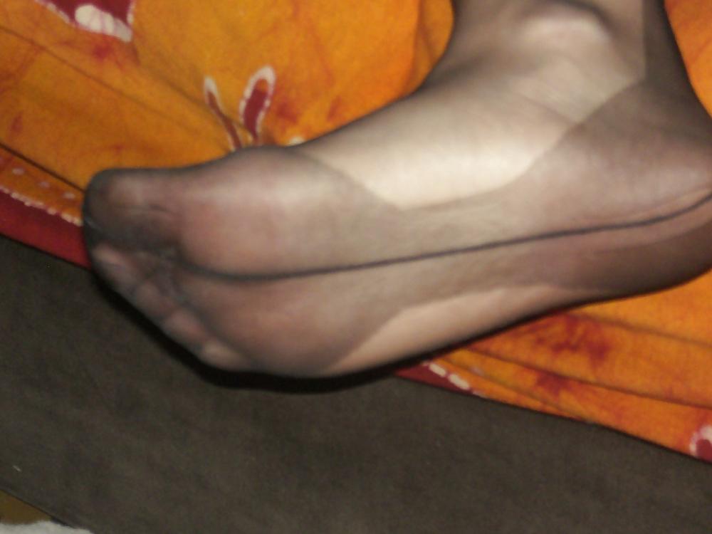 16P My feet my legs and my seamed stockings part 1