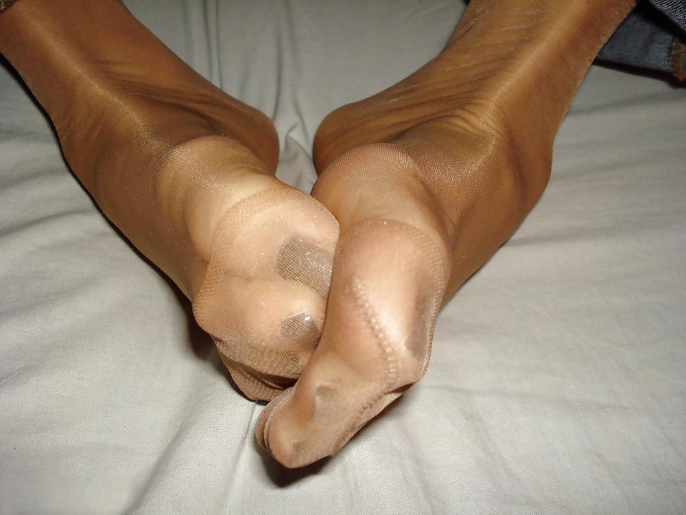 14P Nylon Feet Toes Soles Amateur Enjoy :)
