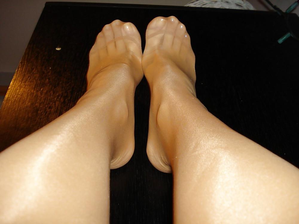 14P Nylon Feet Toes Soles Amateur Enjoy :)