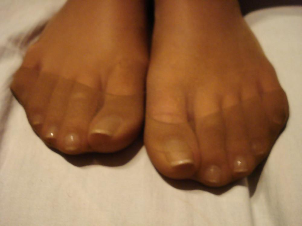 14P Nylon Feet Toes Soles Amateur Enjoy :)