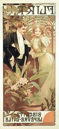 25P Ornamental Art Deco Advertising 2 - Alfons M. Mucha c. 1910
