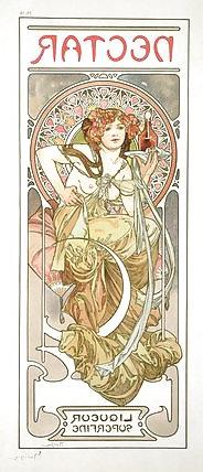 25P Ornamental Art Deco Advertising 2 - Alfons M. Mucha c. 1910