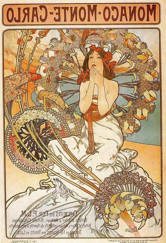 25P Ornamental Art Deco Advertising 2 - Alfons M. Mucha c. 1910