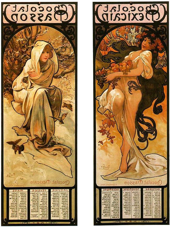25P Ornamental Art Deco Advertising 2 - Alfons M. Mucha c. 1910