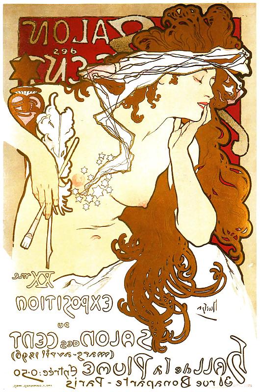 25P Ornamental Art Deco Advertising 2 - Alfons M. Mucha c. 1910