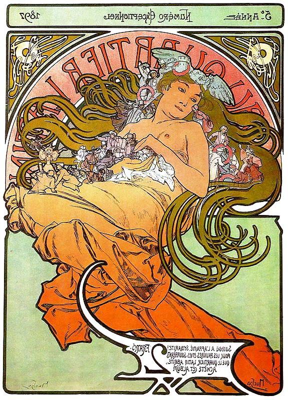 25P Ornamental Art Deco Advertising 2 - Alfons M. Mucha c. 1910
