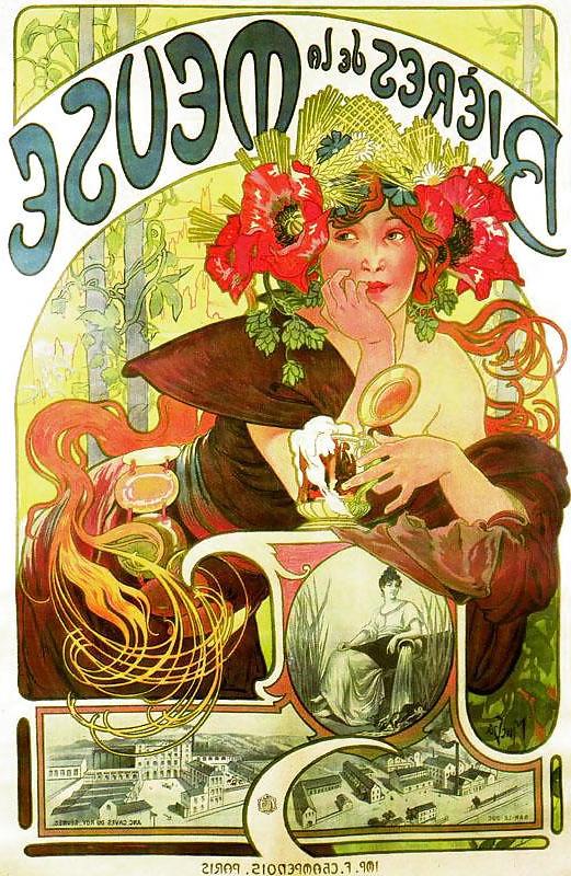 25P Ornamental Art Deco Advertising 2 - Alfons M. Mucha c. 1910