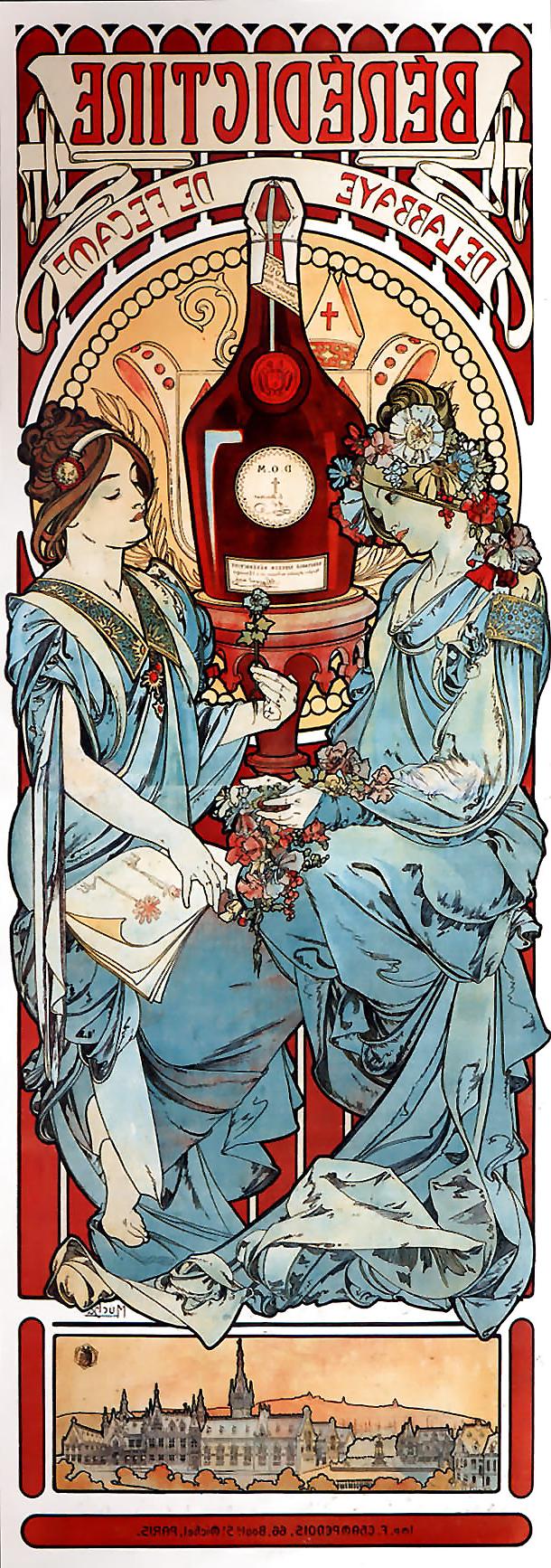25P Ornamental Art Deco Advertising 2 - Alfons M. Mucha c. 1910