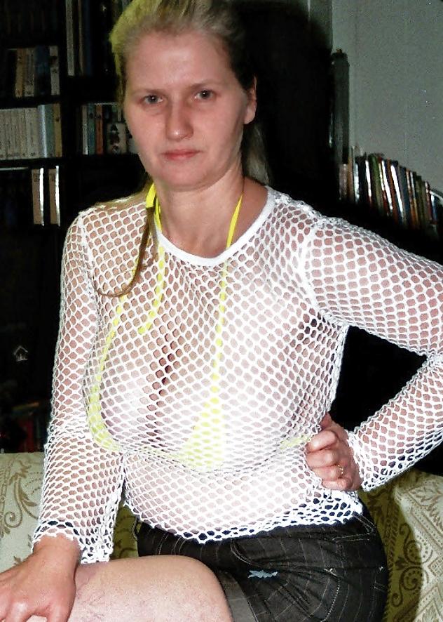 12P ASLUT - Bitch Nice Tits In Yellow Bikini & White Netshirt 4