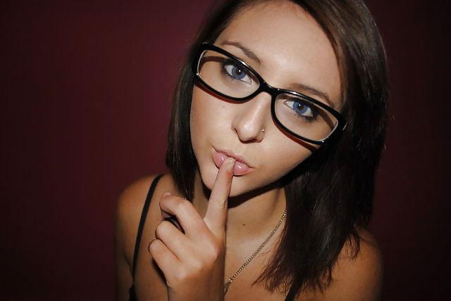 21P Babes wearing glasses- non porn