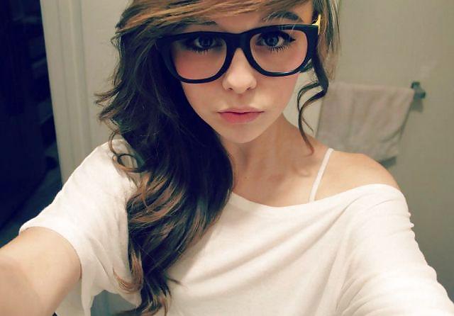 21P Babes wearing glasses- non porn