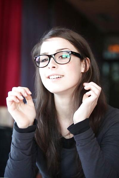 21P Babes wearing glasses- non porn