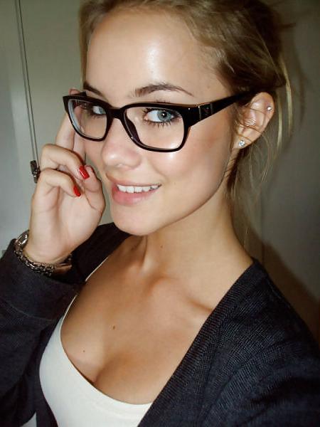 21P Babes wearing glasses- non porn