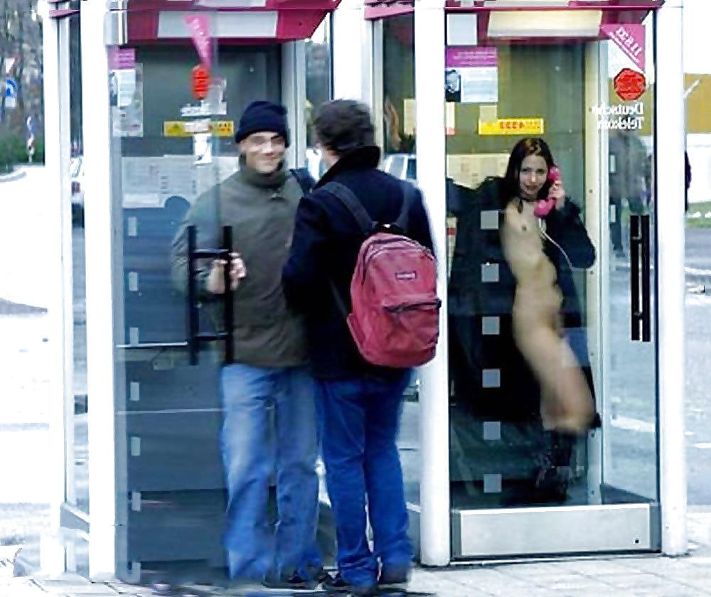 25P Bare pussy and tits in public 3