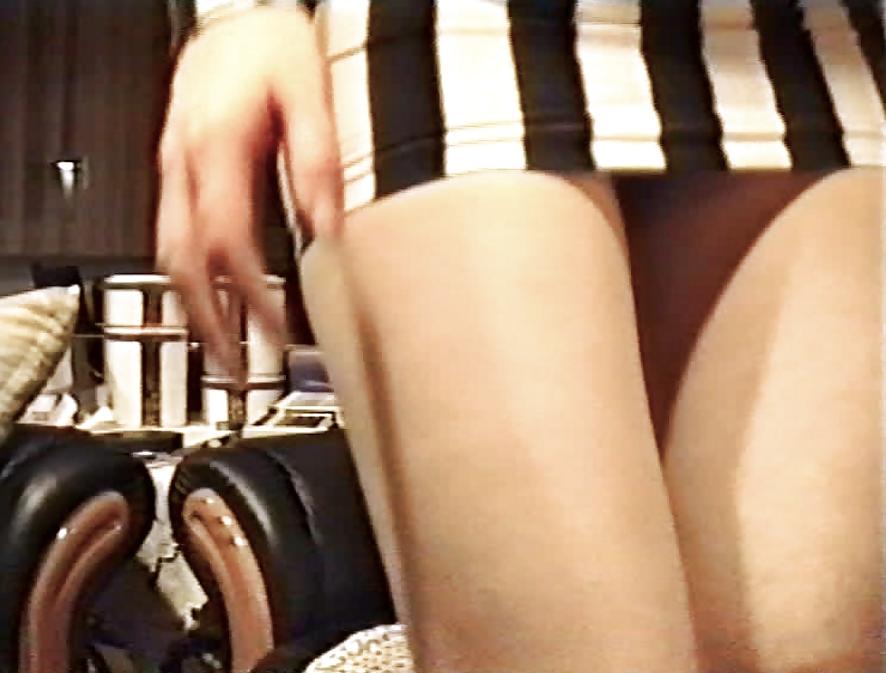 15P SAG - Busty Bitch In A Tight Striped Sexy Minidress 29