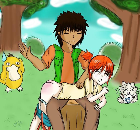 7P Spanking art