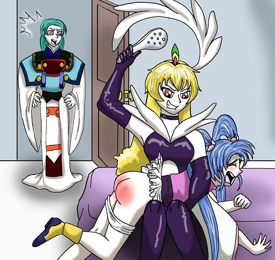7P Spanking art