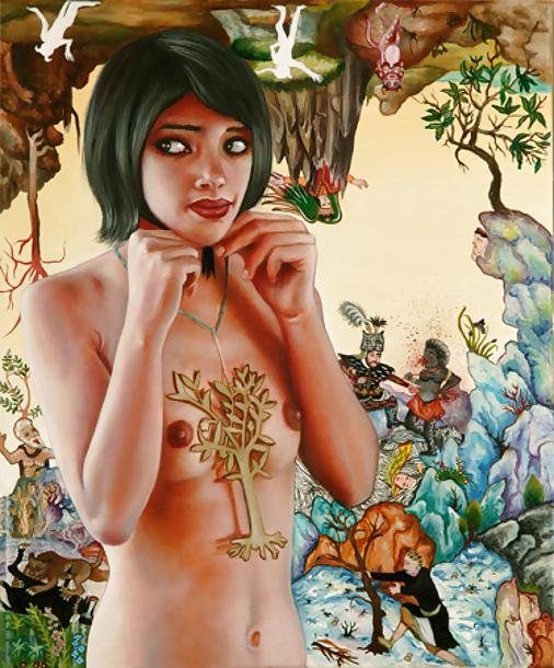 23P Painted EroPorn Art 123 - Nazanin Pouyandeh