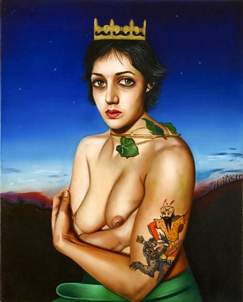 23P Painted EroPorn Art 123 - Nazanin Pouyandeh