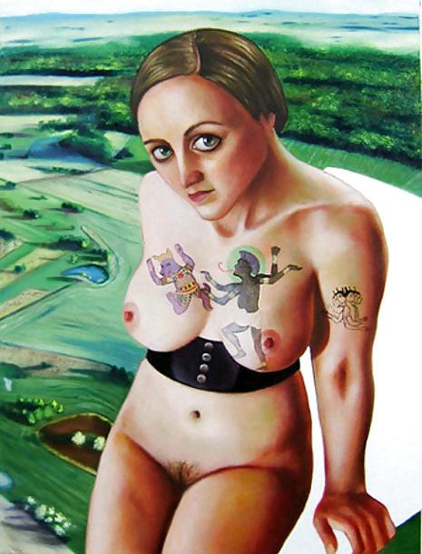 23P Painted EroPorn Art 123 - Nazanin Pouyandeh