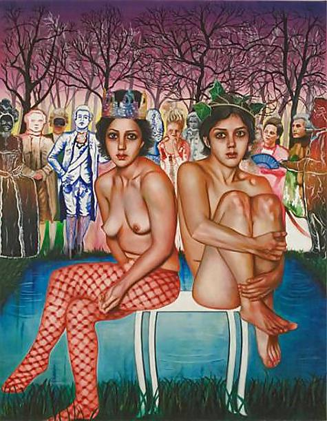 23P Painted EroPorn Art 123 - Nazanin Pouyandeh