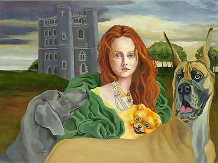 10P HOT FUNNY ART DOGS