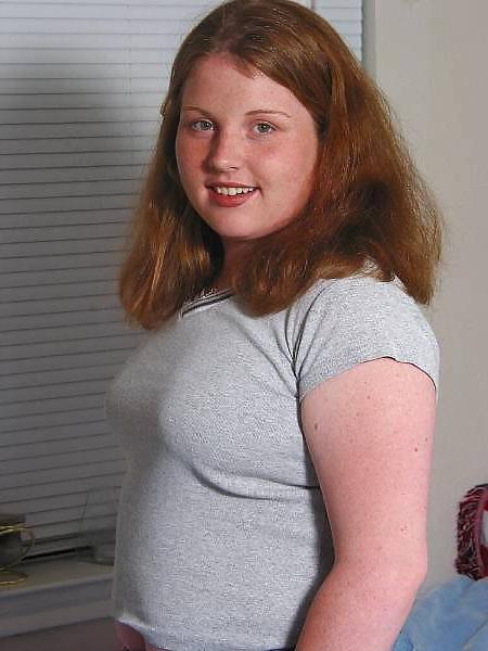 9P Chubby Red Head Teen with Freckles and Small Tits