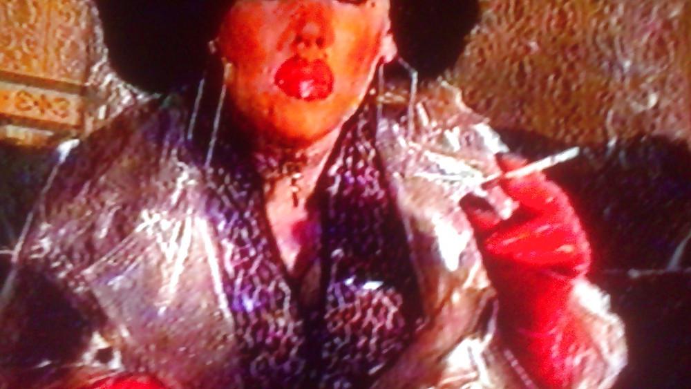 24P Clear PVC mac n leopard smoking wank