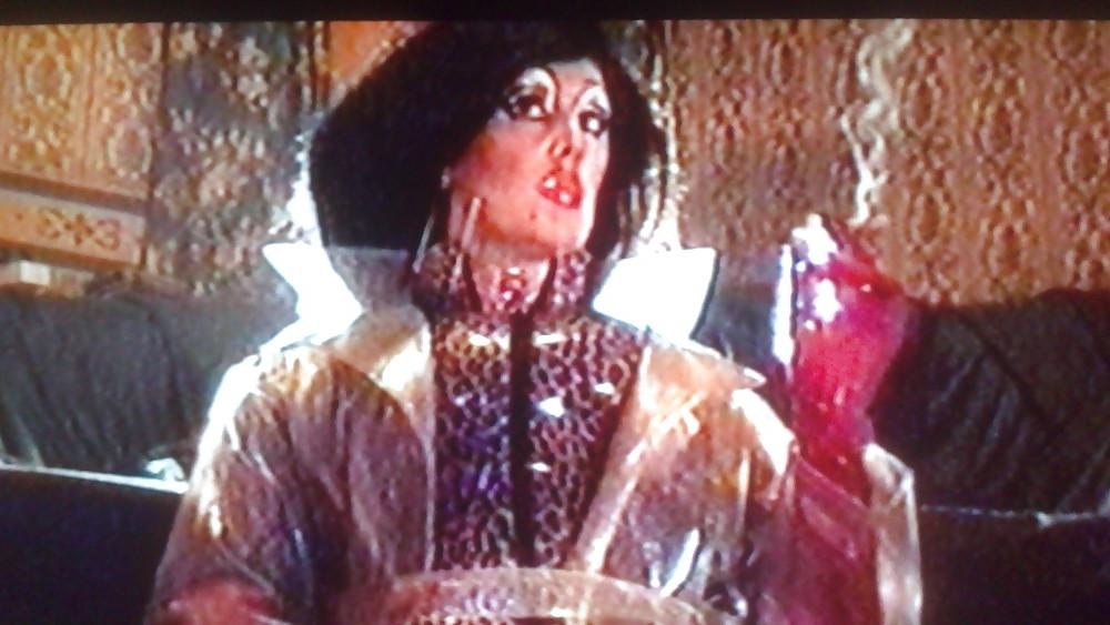 24P Clear PVC mac n leopard smoking wank