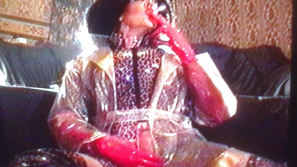 24P Clear PVC mac n leopard smoking wank