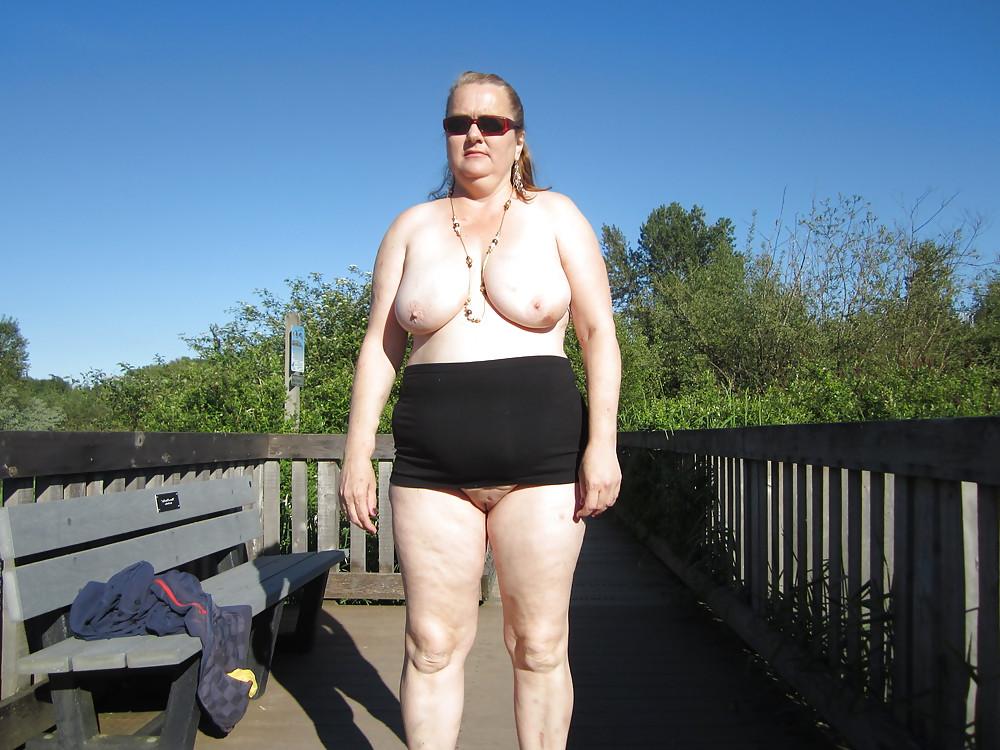 21P Topless walk